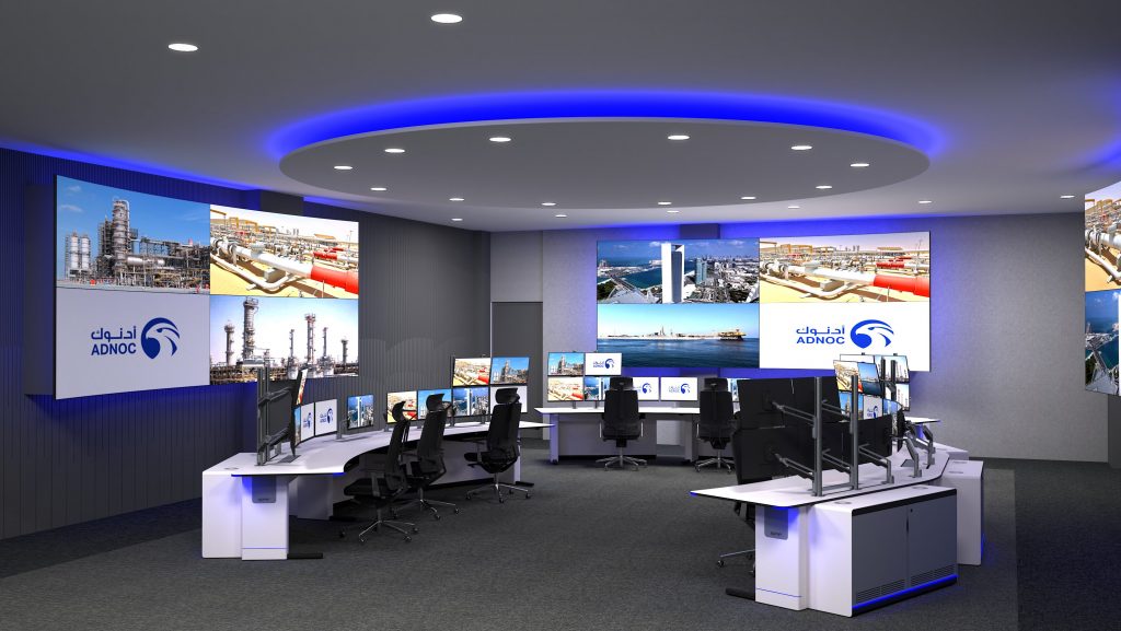 ADNOC Control Room Al Maqta, UAE SPF Control Room Consoles